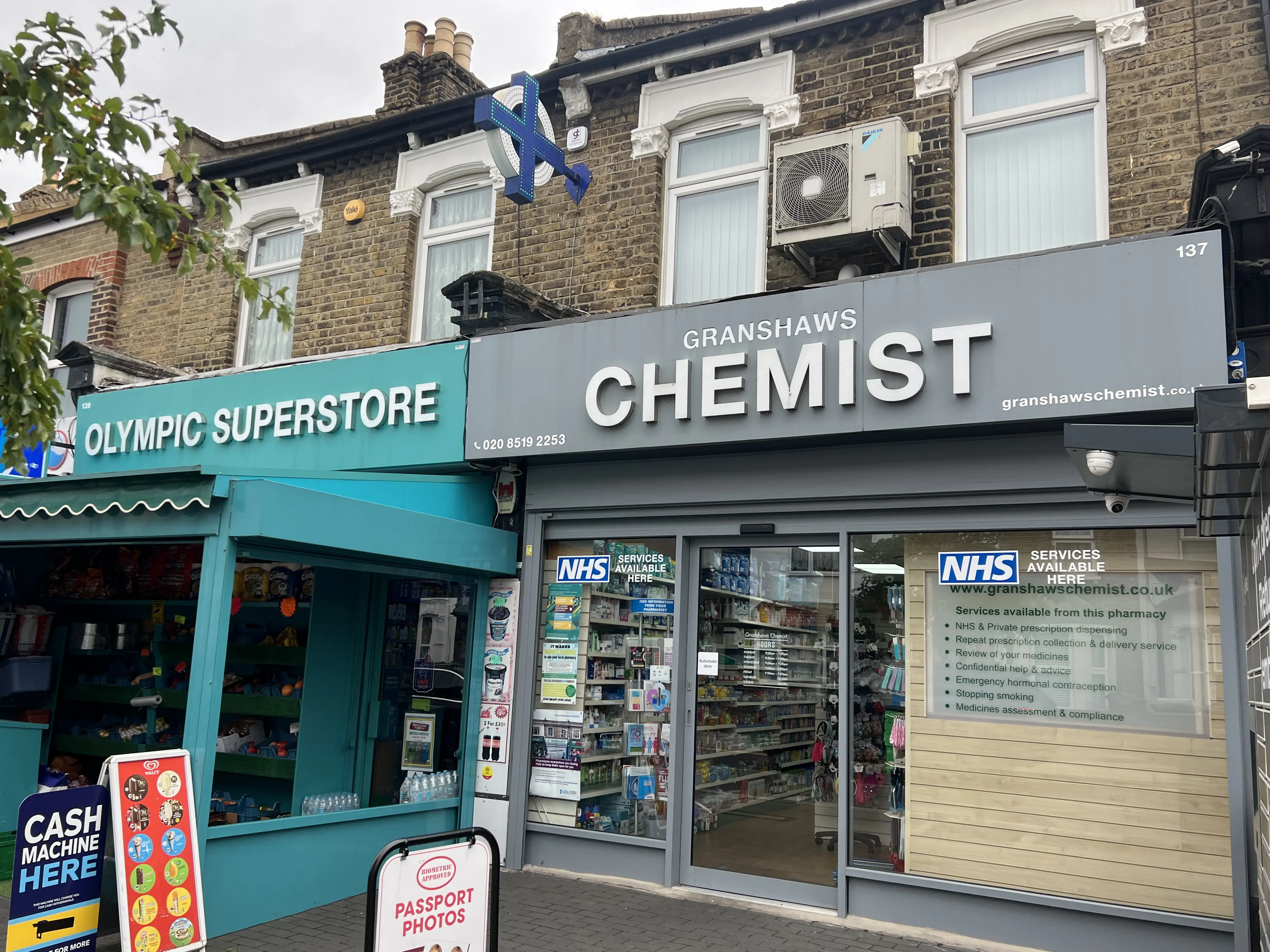 Image of Granshaws Chemist storefront